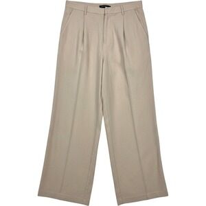 Sanctuary Linen Blend Pants 32 Tan Wide Leg Minimalist Coastal Boho CP0876BP1‎